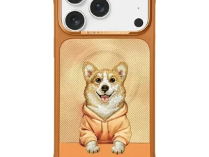 NIMMY case GENTLE PETS SERIES DOG compatible with MagSafe for IPHONE 17 Pro orange