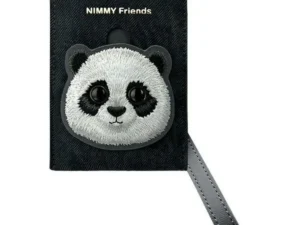 NIMMY card wallet BIG EYED PET 2.0 Panda black