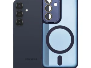 Case for Samsung S25 Variete Mag Cover compatible with MagSafe navy blue