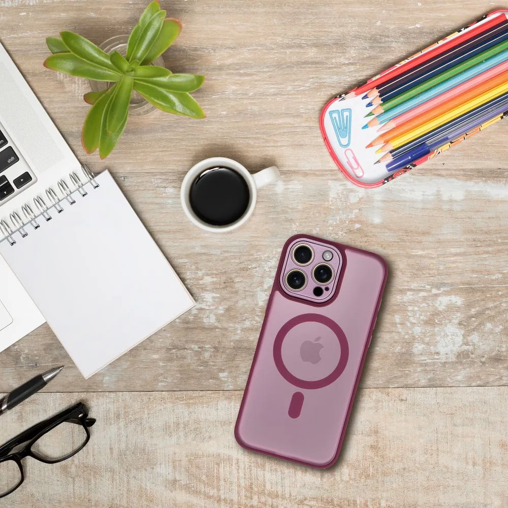 Case for iPhone 16 PRO MAX Variete Mag Cover compatible with MagSafe purple - Image 6