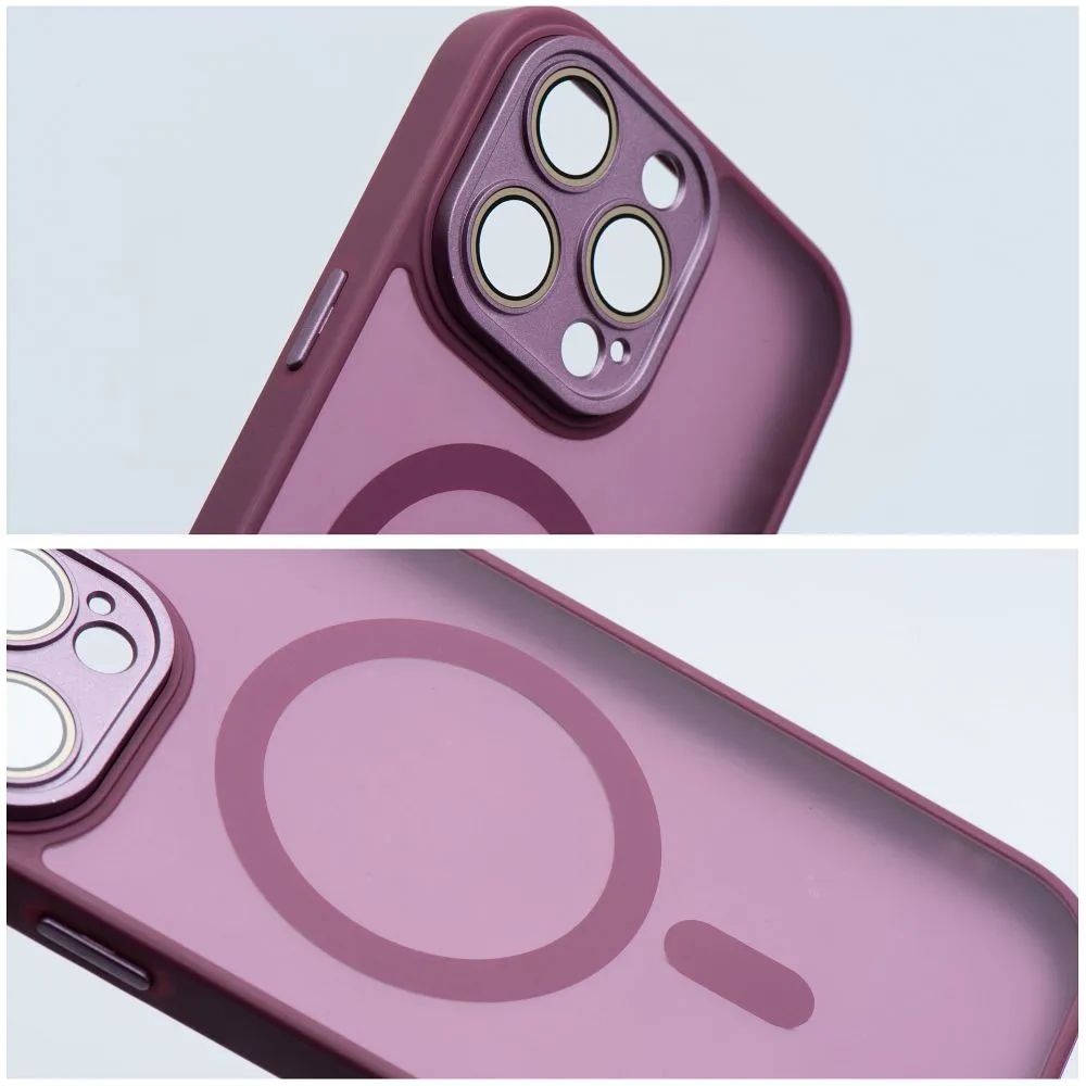 Case for iPhone 14 Variete Mag Cover compatible with MagSafe purple - 7. kép