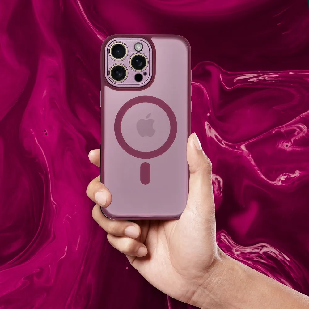 Case for iPhone 14 Variete Mag Cover compatible with MagSafe purple - 4. kép