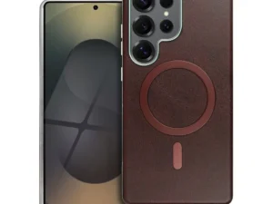Case for Samsung A36 Gentleman Mag Cover compatible with MagSafe brown