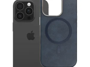 Case for iPhone 16 PRO Gentleman Mag Cover compatible with MagSafe navy blue
