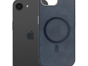 Case for iPhone 16e (SE 4 2025) / 17e Gentleman Mag Cover compatible with MagSafe navy blue