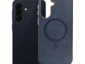 Case for Samsung A57 Gentleman Mag Cover compatible with MagSafe navy blue