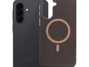 Case for Samsung A37 Gentleman Mag Cover compatible with MagSafe brown