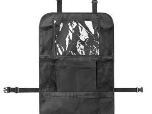 Car organizer for front seats with compartments BY-1298 black