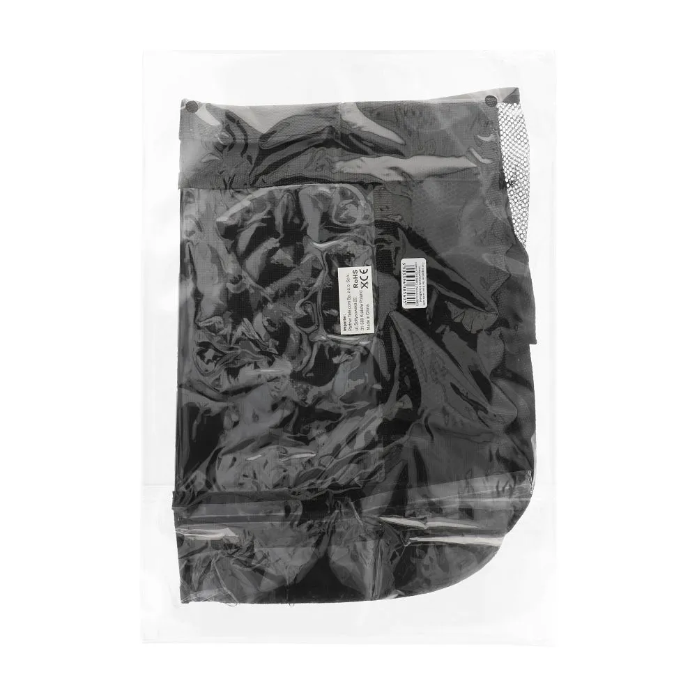 Car organizer for front seats with compartments black - Image 2