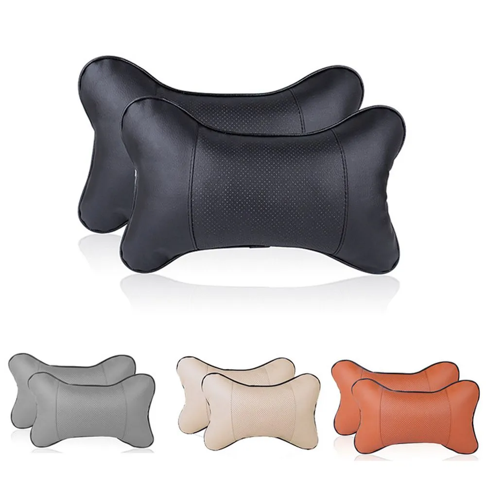 Car headrest pillow grey - Image 3