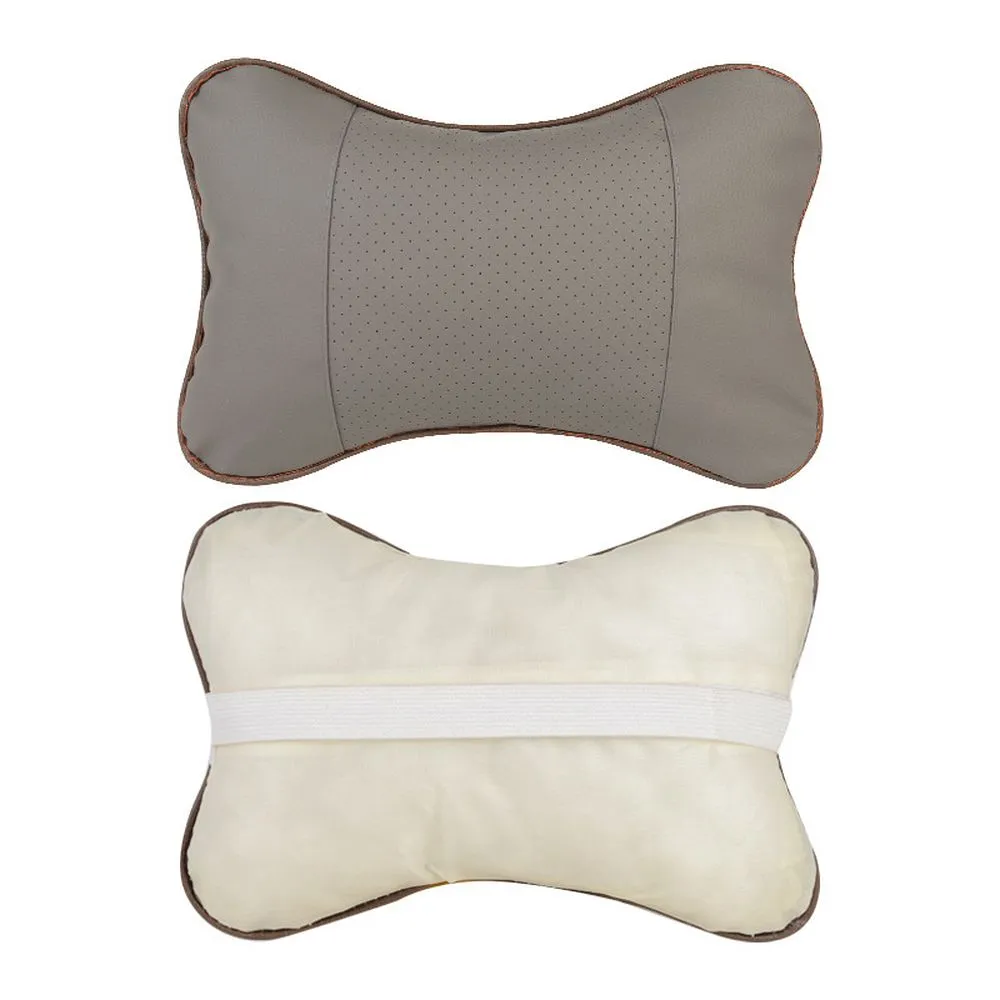 Car headrest pillow grey - Image 2