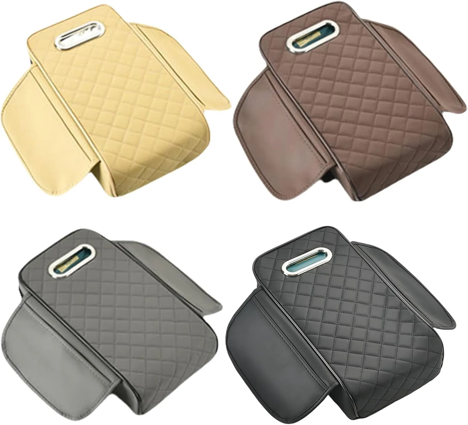 Seat armrest box heightening storage bag black - Image 3