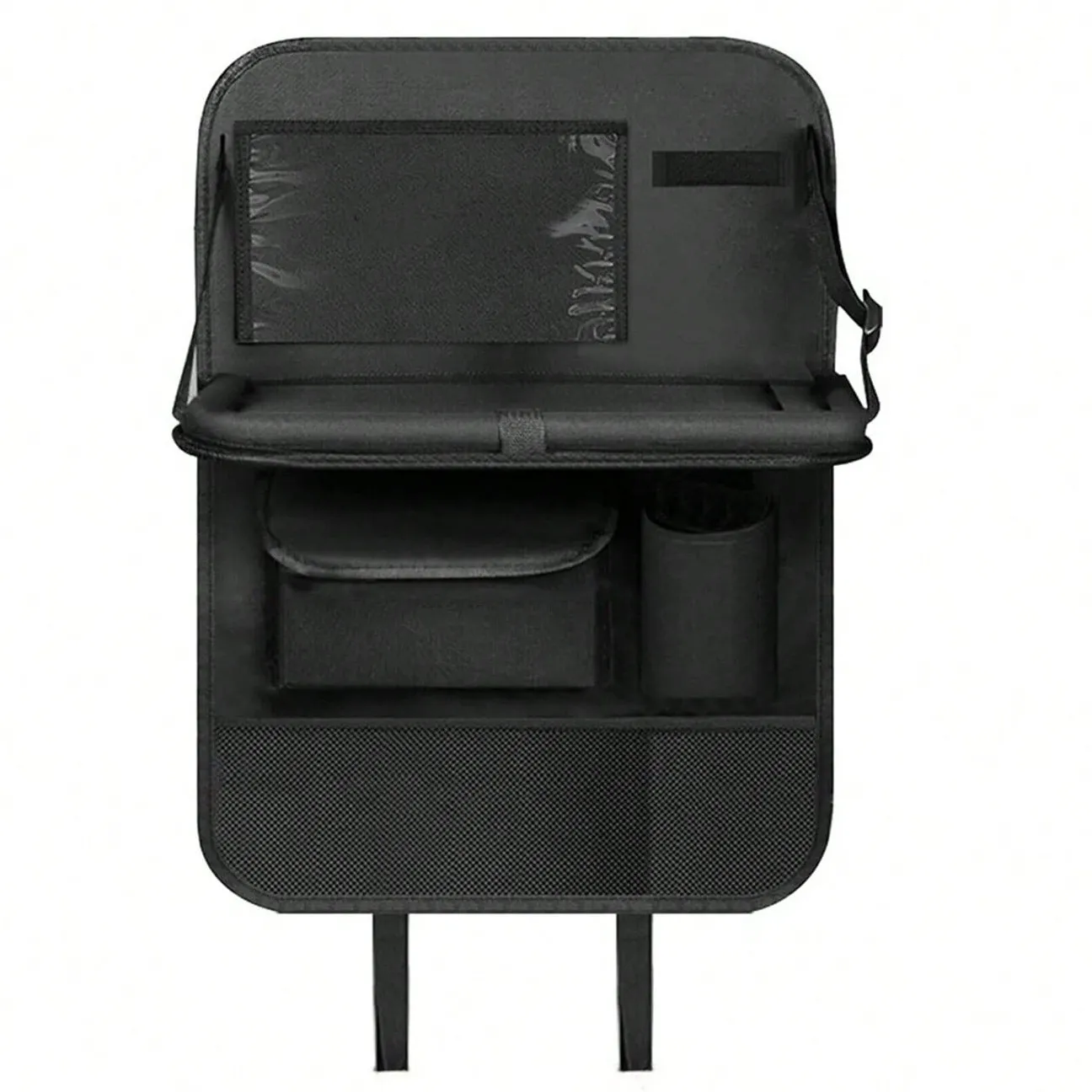 Car organizer for front seats with compartments OXFORD black - 2. kép