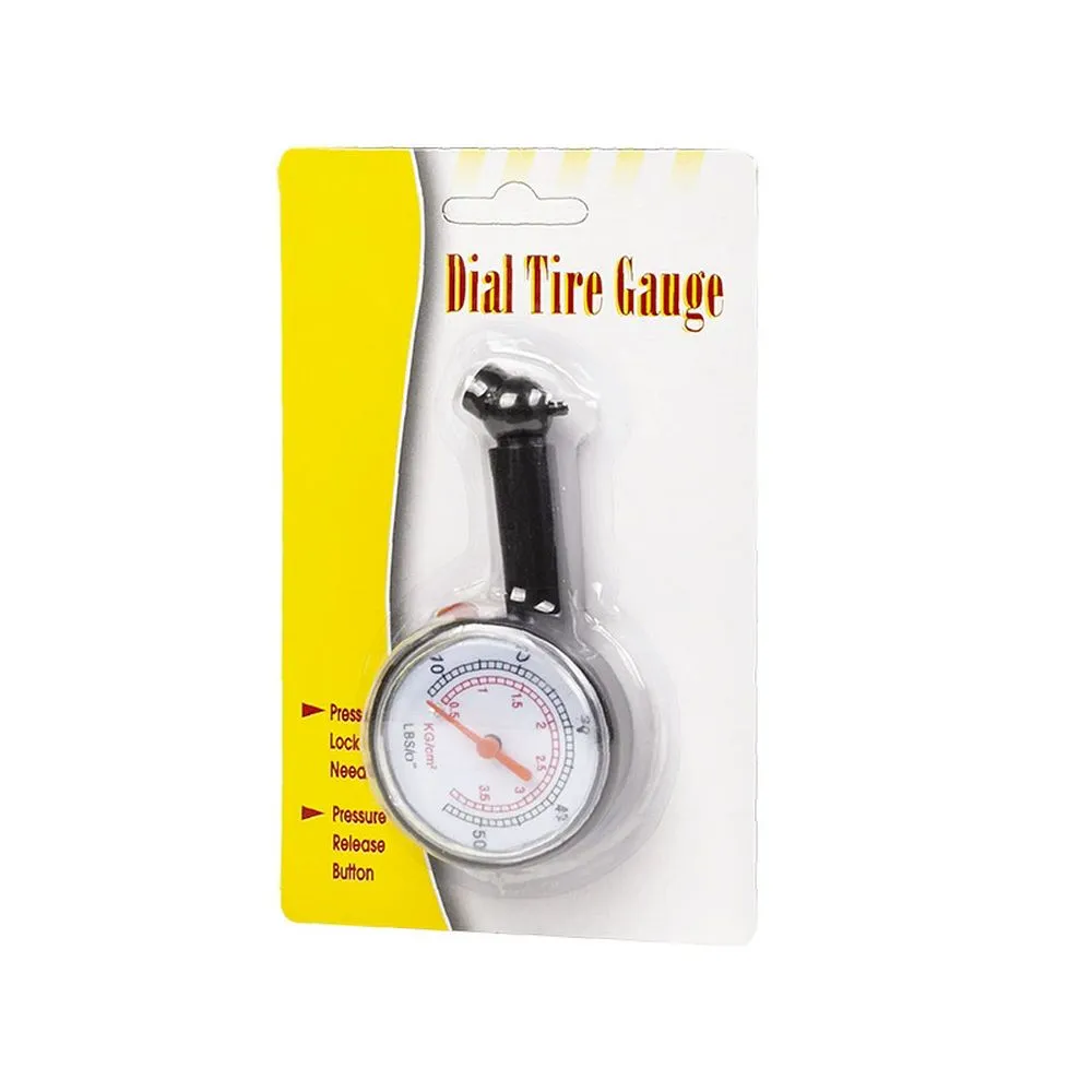 Car tire pressure gauge black - 3. kép