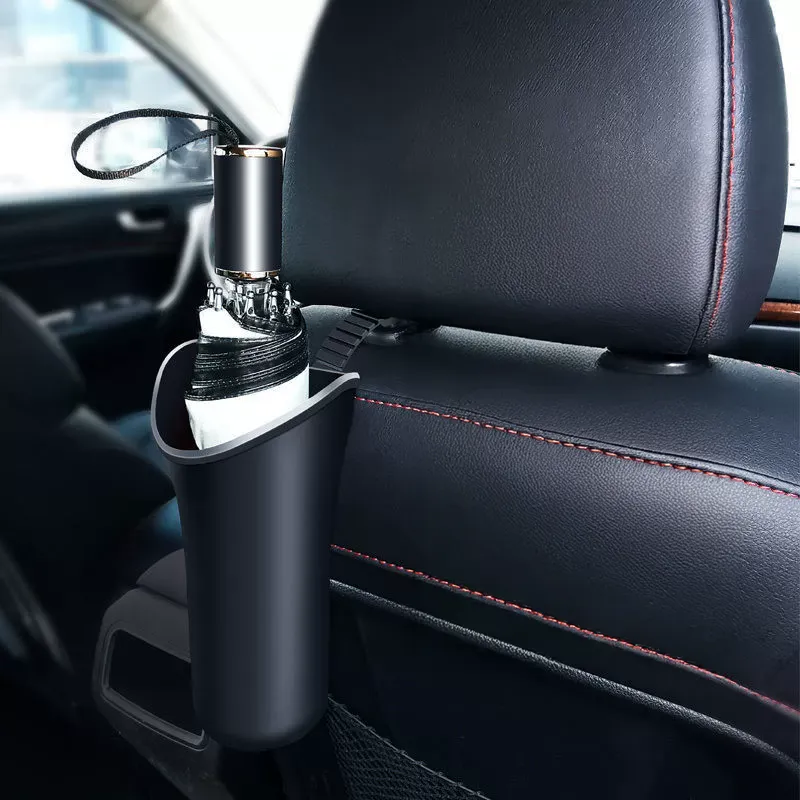 Hanging umbrella holder for car black - Image 4