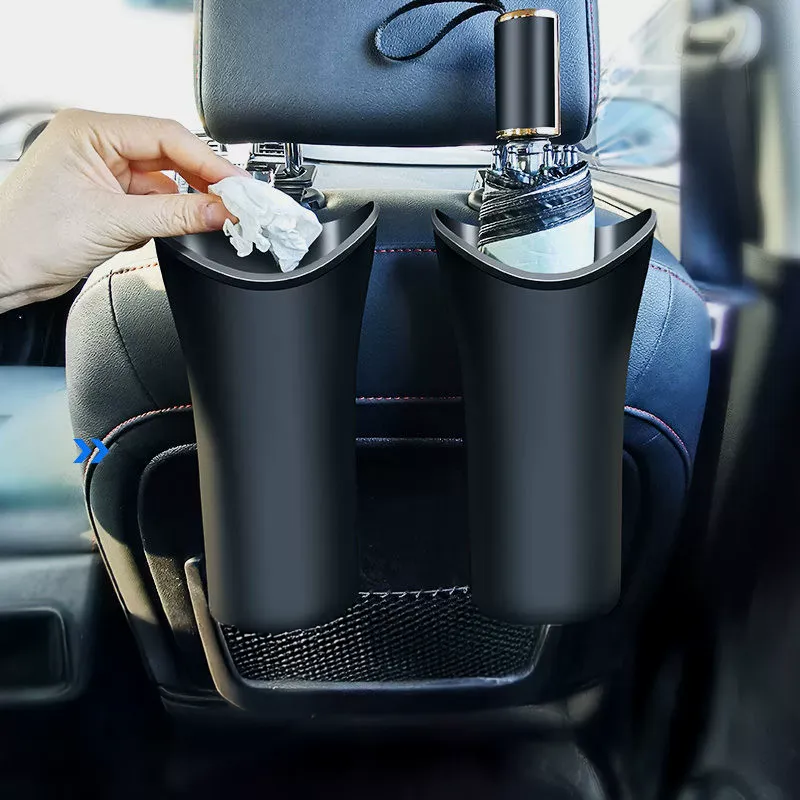Hanging umbrella holder for car black - Image 5