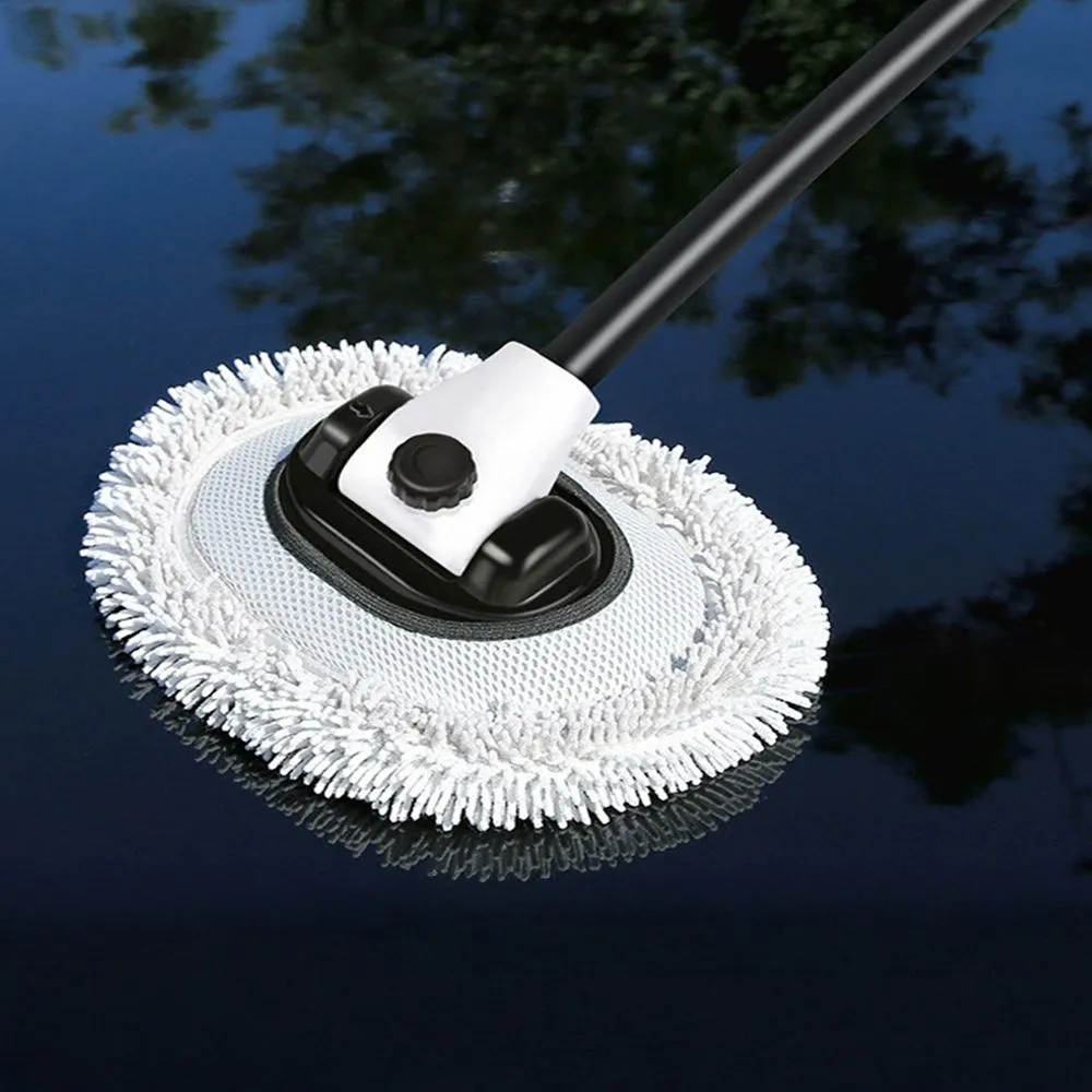 Telescopic car wash mop black - 5. kép