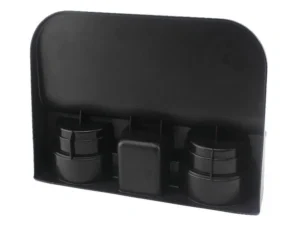 Triple cup holder black
