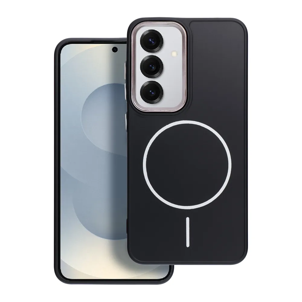 Case for Samsung A26 Frame Mag Cover compatible with MagSafe black