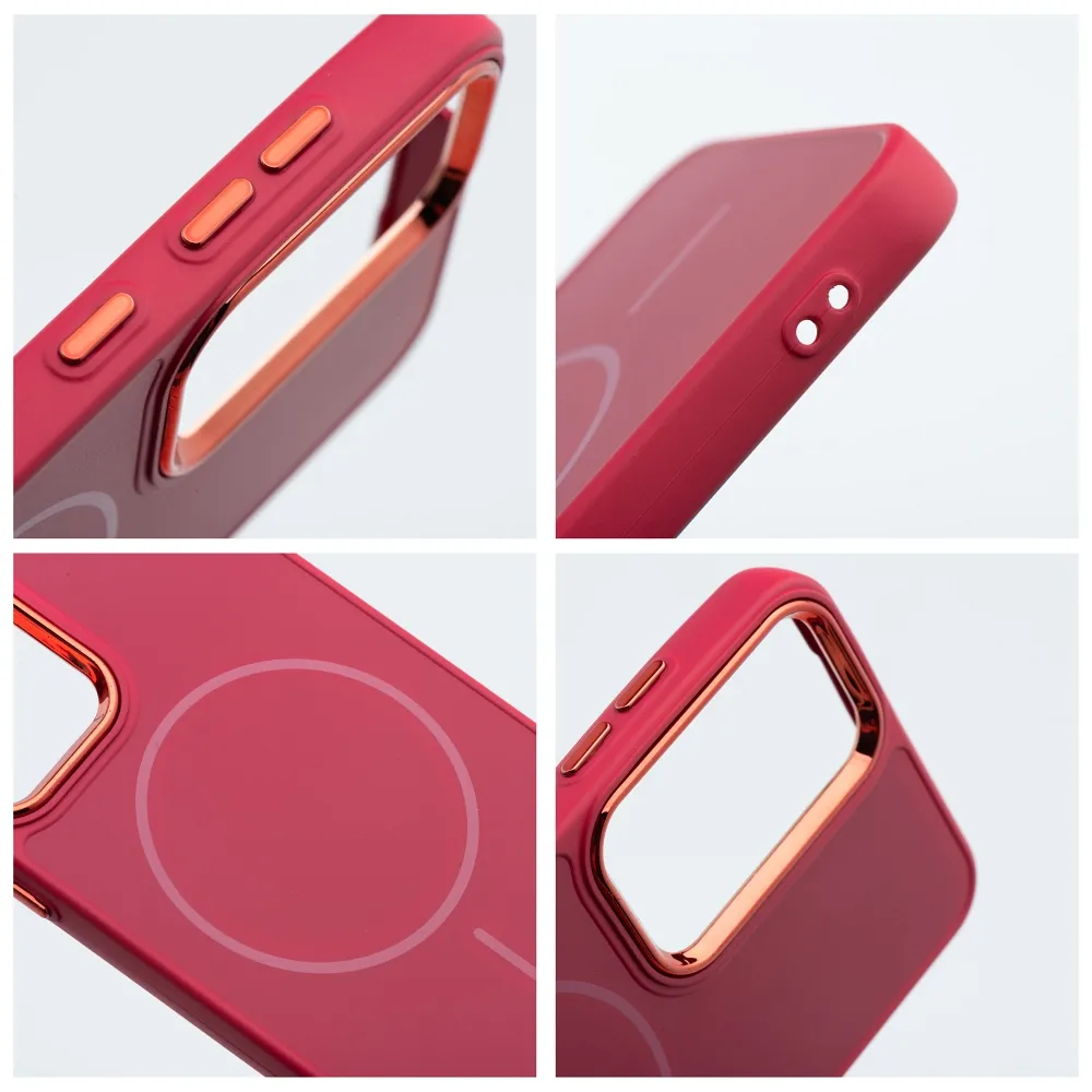 Case for Samsung A56 Frame Mag Cover compatible with MagSafe magenta - Image 2