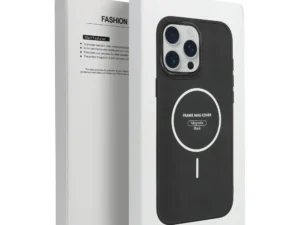 Case for iPhone 14 PRO Frame Mag Cover compatible with MagSafe black