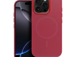 Case for iPhone 16 PRO MAX Frame Mag Cover compatible with MagSafe magenta