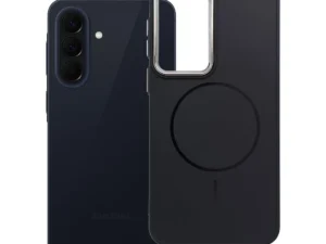 Samsung A57 Frame Mag Cover tok, MagSafe-fel kompatibilis, fekete