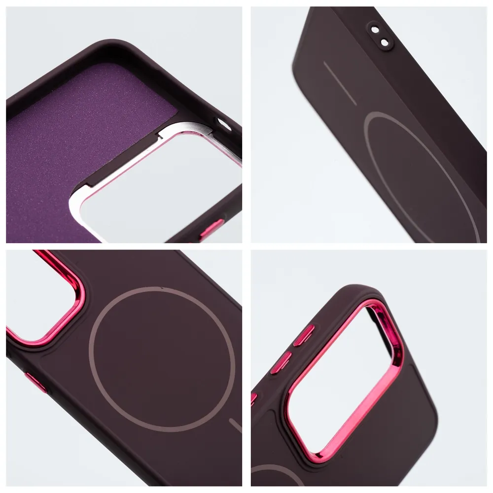 Case for Samsung A57 Frame Mag Cover compatible with MagSafe purple - Image 4