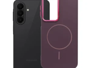 Case for Samsung A27 Frame Mag Cover compatible with MagSafe purple