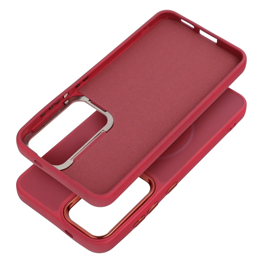 Case for Samsung A27 Frame Mag Cover compatible with MagSafe magenta - Image 2