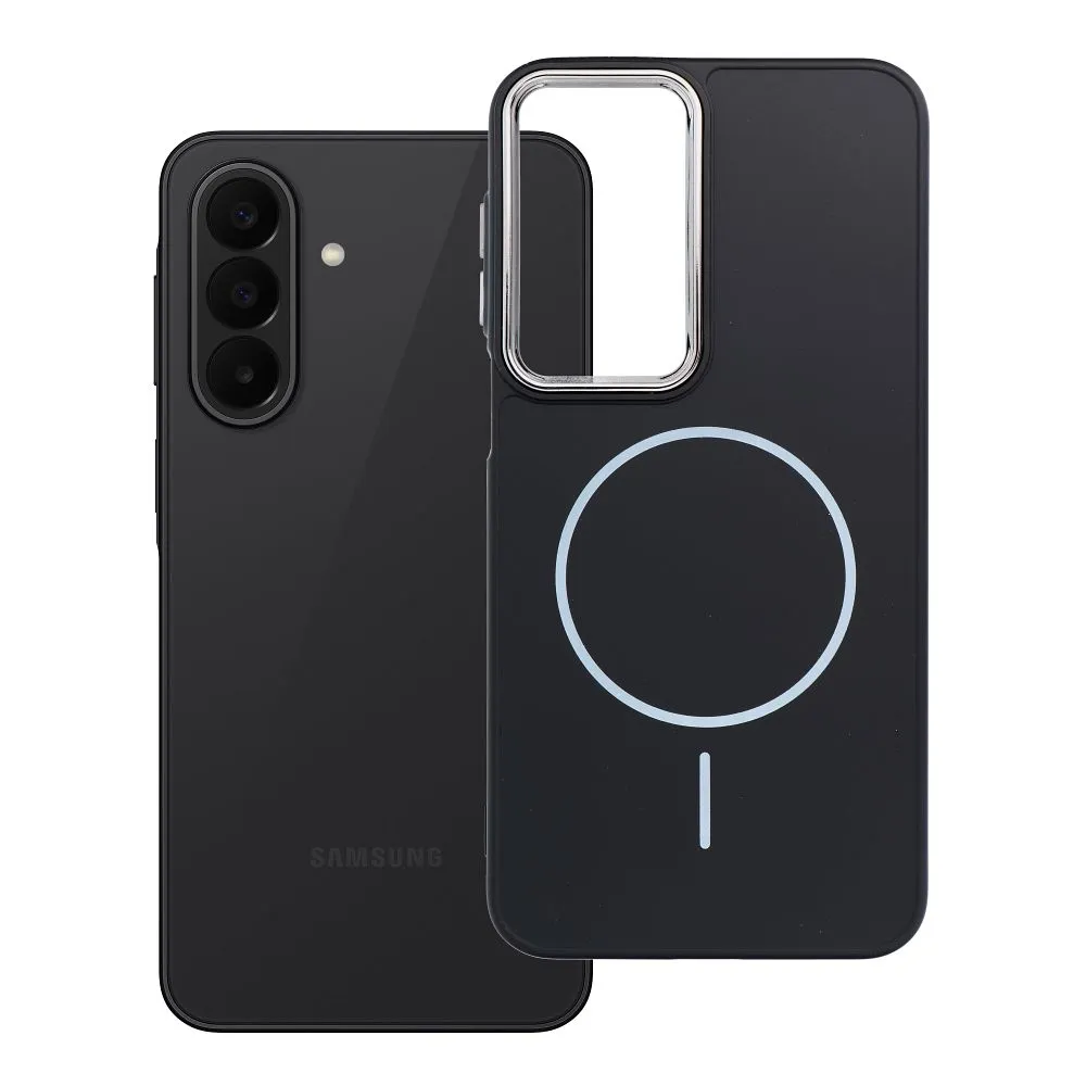 Case for Samsung A27 Frame Mag Cover compatible with MagSafe black