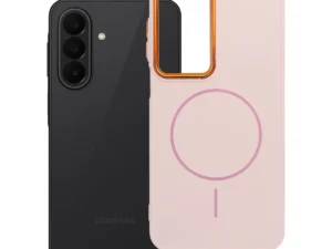 Case for Samsung A27 Frame Mag Cover compatible with MagSafe powder pink