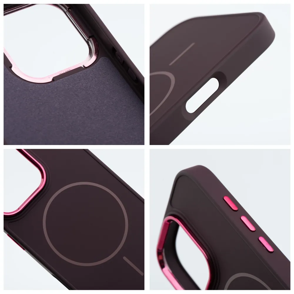 Case for iPhone 15 Frame Mag Cover compatible with MagSafe purple - Image 2