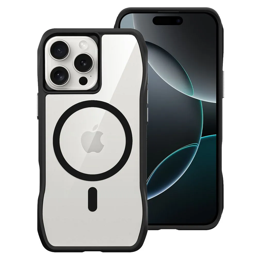 ROAR case SLIM DEFENDER compatible with MagSafe for IPHONE 17 black