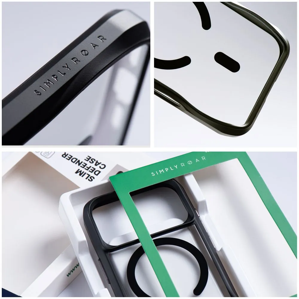 ROAR case SLIM DEFENDER compatible with MagSafe for IPHONE 17 black - Image 8