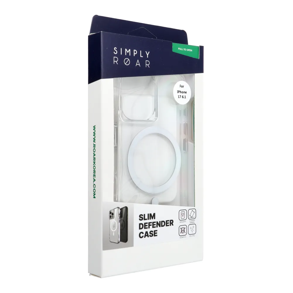 ROAR case SLIM DEFENDER compatible with MagSafe for IPHONE 17 transparent - Image 2