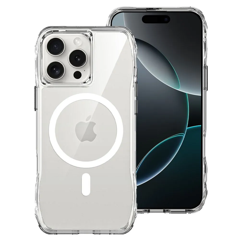ROAR case SLIM DEFENDER compatible with MagSafe for IPHONE 15 Pro Max transparent
