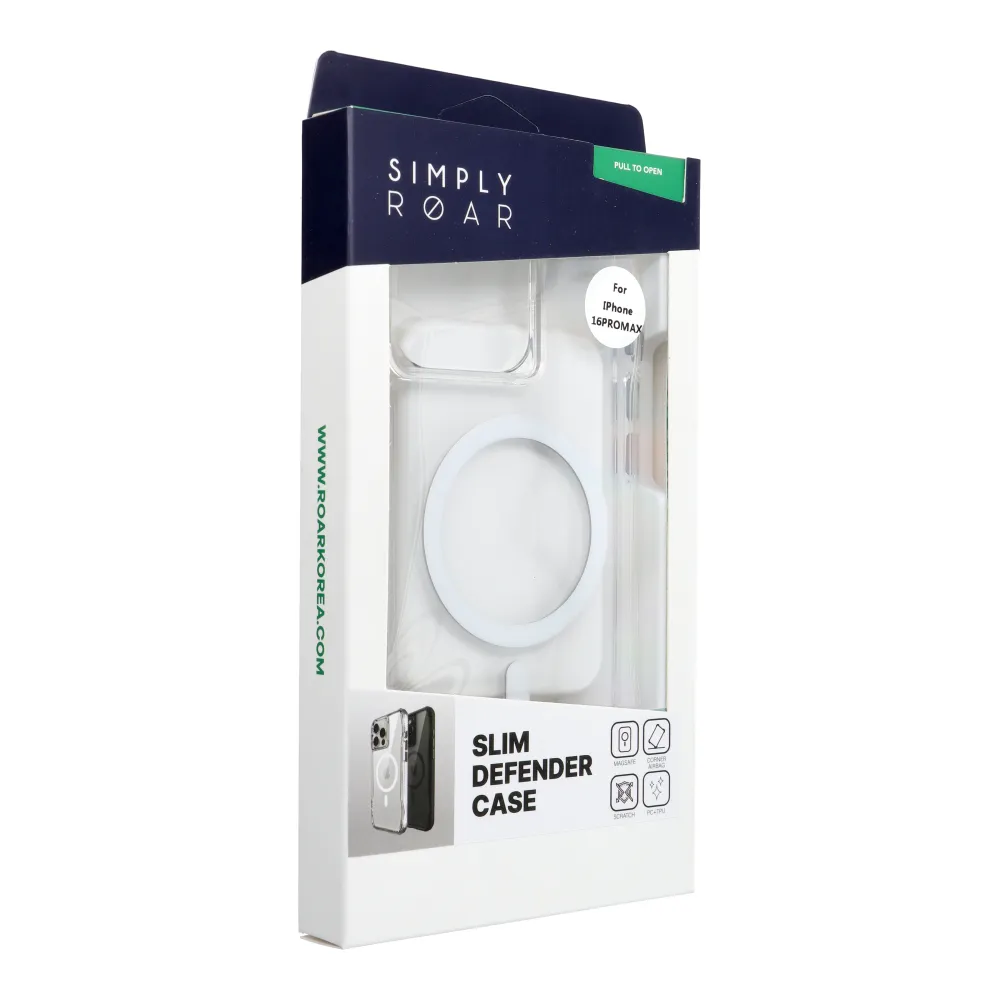 ROAR case SLIM DEFENDER compatible with MagSafe for IPHONE 16 Pro Max transparent - Image 2