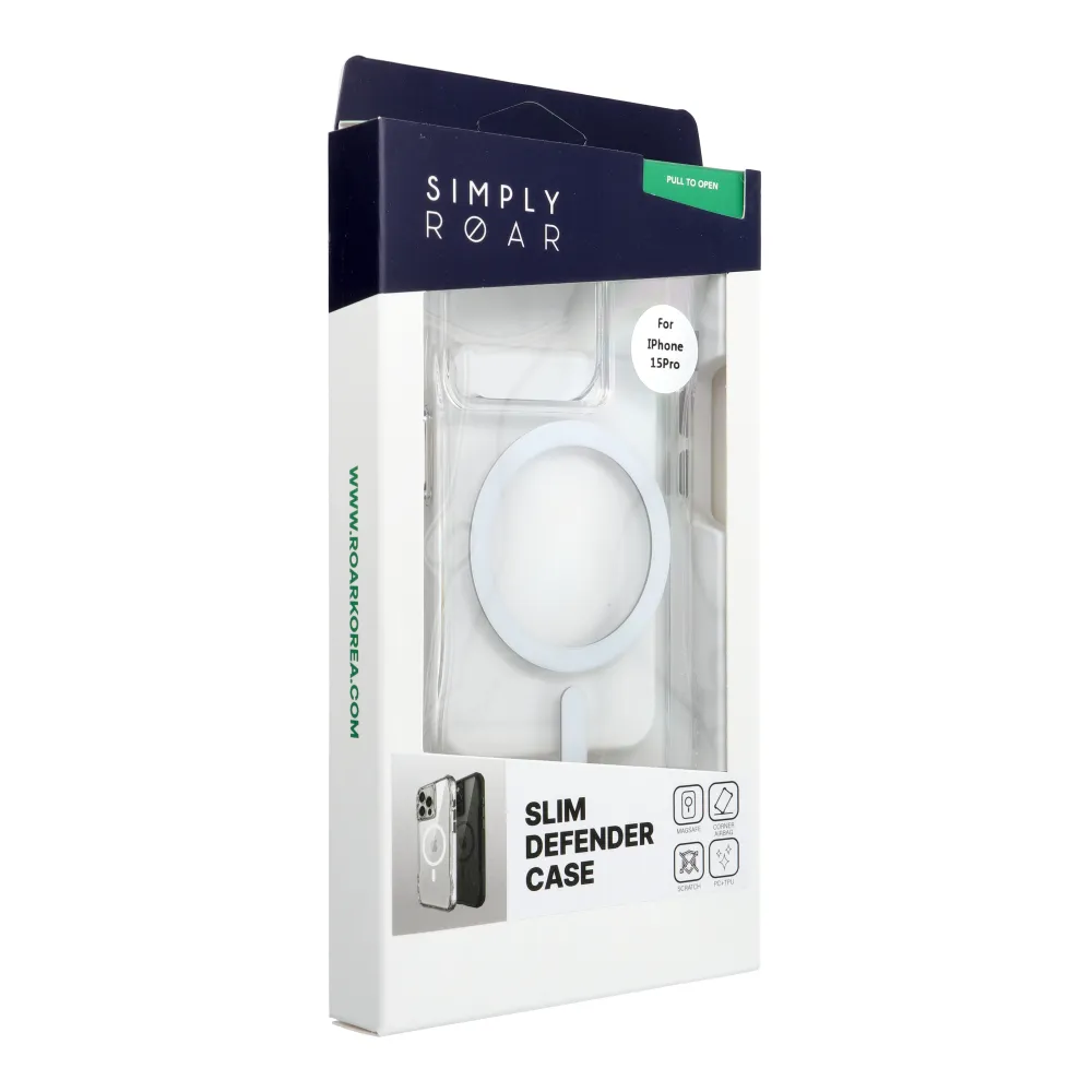 ROAR case SLIM DEFENDER compatible with MagSafe for IPHONE 15 Pro transparent - 2. kép