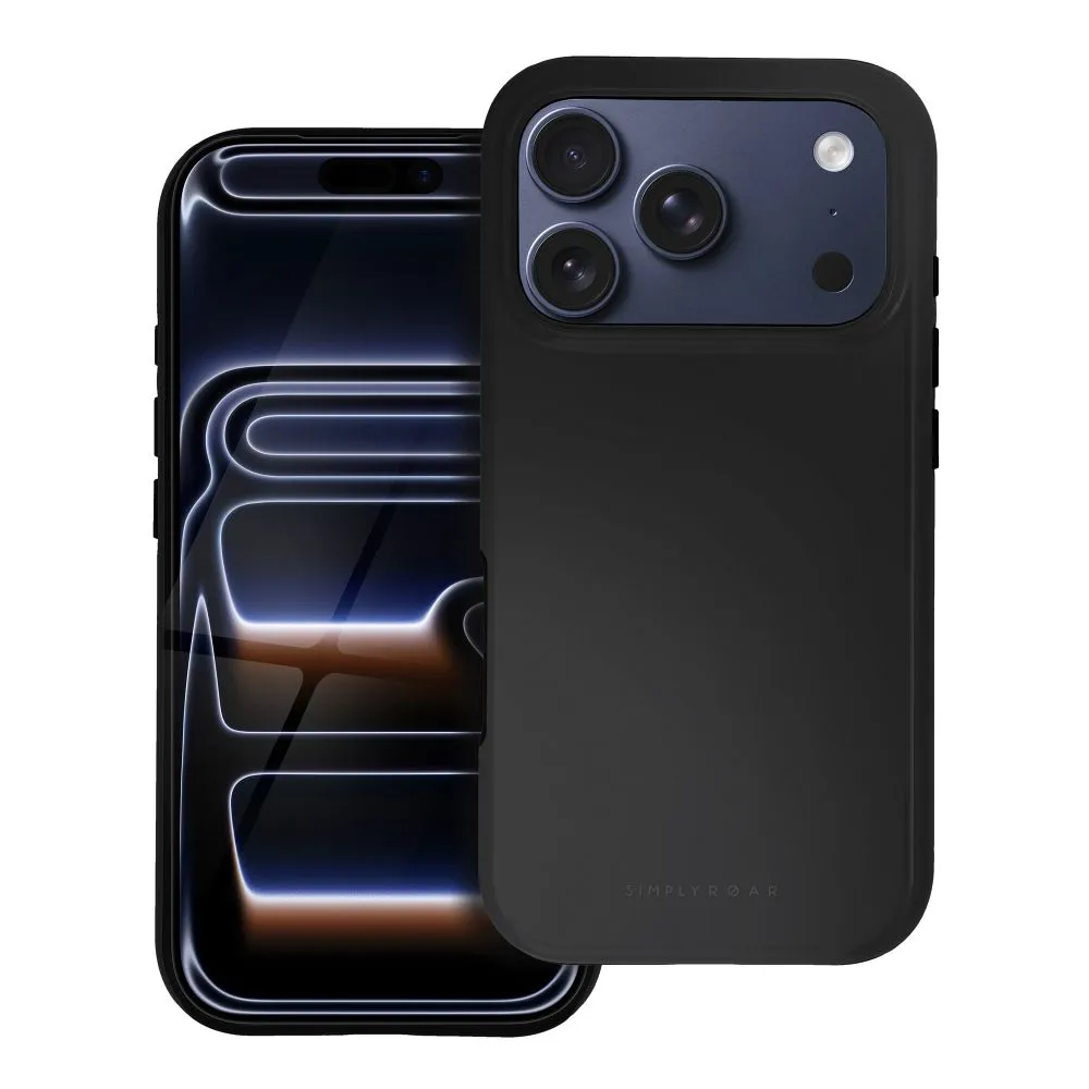 ROAR case RAINBOW BUMPER compatible with MagSafe for IPHONE 17 Air black