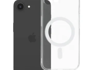 Case for iPhone 16e (SE4 2025) / 17e Clear Case 2 mm Mag Cover compatible with MagSafe (camera protection) transparent