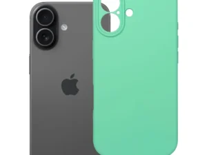 Case for iPhone 17 Silicone 2mm (camera protection) compatible with MagSafe mint