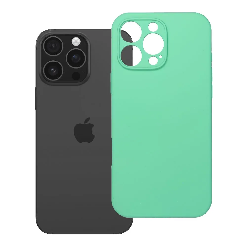 Case for iPhone 16 PRO MAX Silicone 2mm (camera protection) compatible with MagSafe mint