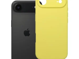 Case for iPhone 17 AIR Silicone 2mm (camera protection) compatible with MagSafe yellow