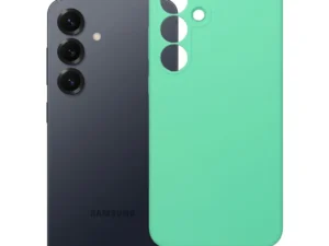 Case for Samsung S25 PLUS Silicone 2mm (camera protection) compatible with MagSafe mint