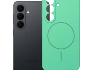 Case for Samsung S26 Silicone 2mm (camera protection) compatible with MagSafe mint