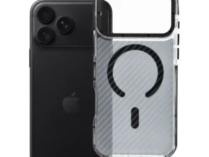 Case for iPhone 18 Pro Max / 17 Pro Max Fiber compatible with MagSafe black