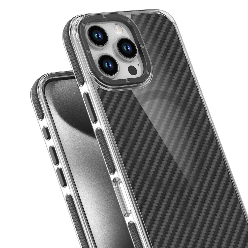 Case for iPhone 17 Fiber compatible with MagSafe black - Image 2