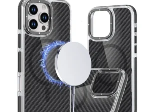 Case for Samsung S26 PLUS Fiber compatible with MagSafe black