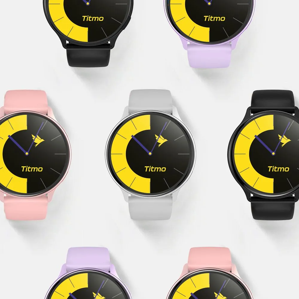 Smartwatch TITMO O-200 (GPS, AMOLED, bluetooth call, silicone strap) black - Image 10